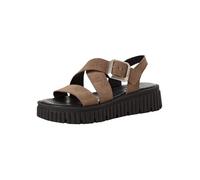 Tamaris Women’s sandal with wedge heel beige 5.5 UK