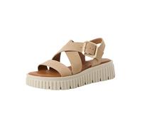 Tamaris Women’s sandal with wedge heel beige 5 UK