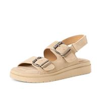 Tamaris Women’s sandal with wedge heel beige 6.5 UK