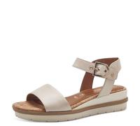Tamaris Women’s sandal with wedge heel beige 6.5 UK