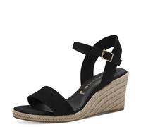 Tamaris Women’s sandal with wedge heel black 3.5 UK