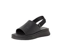 Tamaris Women’s sandal with wedge heel black 7.5 UK