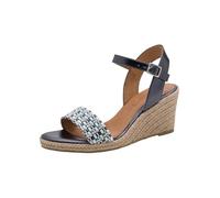 Tamaris Women’s sandal with wedge heel blue 5 UK