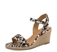Tamaris Women’s sandal with wedge heel brown 2.5 UK
