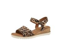 Tamaris Women’s sandal with wedge heel brown 5 UK
