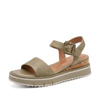 Tamaris Women’s sandal with wedge heel green 7.5 UK