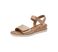 Tamaris Women’s sandal with wedge heel metallic 5.5 UK