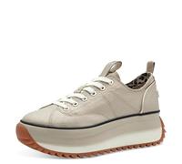 Tamaris Women's Vegan Sporty Lace-Up, Light Gold, 4 UK