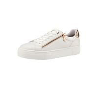 Tamaris Women's 1-1-23313-20 Low Trainers, White Rose Gold C, 3 UK