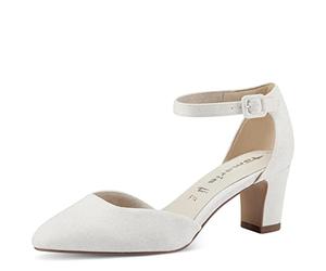 Tamaris Women's 1-1-24432-41 Fashion Boots, White Glam, 37 EU, White Glam, 5 UK