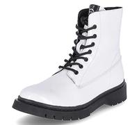 Tamaris Women's 1-1-25833-27 Mid Calf Boot, White Patent, 6.5 UK