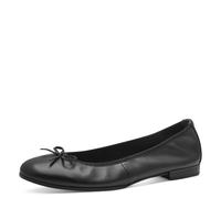 Women's Tamaris Women's 1-22116-41-001 Ballet Pump Leather Black - Size: 4