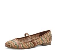 Tamaris Women's 1-22146-44 Ballet Flats, Multi-Colour, 38 EU, Multicoloured, 6 UK