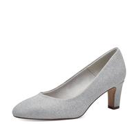 Tamaris Women's 1-22418-41/9a9 Pump, Silver Glam, 6 UK