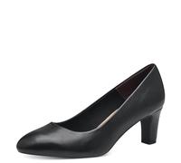 Tamaris Women's Vegan Court Shoes, Black Matte, 5 UK