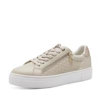 Tamaris Women's 1-23313-41 Sneaker, Ivory Gold Cream, 6 UK