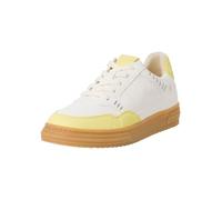 Tamaris Women's 1-23608-42 Sneaker, White/Yellow, 6 UK