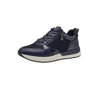 Tamaris Women's Vegan Lace-Up Shoes, Navy Comb, 6 UK