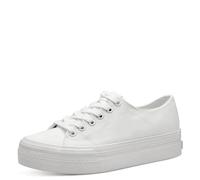 Tamaris 1-23744-42 Women's Trainers Sneaker, Plain White, 7.5 UK