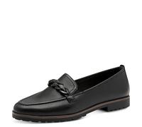 Tamaris 1-24200-42 Women's Trainers Loafer, Black Leather, 6 UK