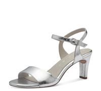 Tamaris Women's 1-28008-42 Heeled Sandal, Silver, 7.5 UK