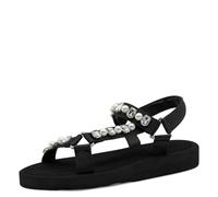 Tamaris Women's 1-28269-44 Sandal, Black Glam, 3.5 UK