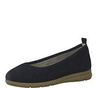 Tamaris Women's 8-8-82101-20-805 Ballet Flat, Navy, 4 UK