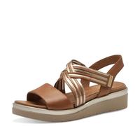 TAMARIS Women's 8-88707-42 Wedge Sandal, Nut, 6.5 UK