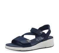 TAMARIS Women's 8-88712-42 Wedge Sandal, Navy, 7.5 UK