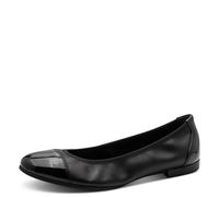 Tamaris Women's ballerina flat black 6.5 UK