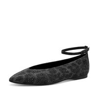 Tamaris Women's Ballerina Strap 1-22162-45 Ballet Flats, Grey Leopard, 41 EU, Grey Leopard, 8 UK