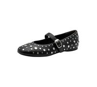 Tamaris Women's ballerina with strap flat black 5.5 UK