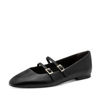 Tamaris Women's Ballerina with Strap Leather Flat