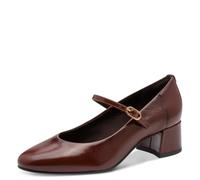 Tamaris Women's Block Heel Court Shoes, Brown (Cognac), 37