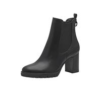Tamaris Women's Chelsea Block Heel Vegan; Black/Structure, EU 36, Black Struct, 5 UK