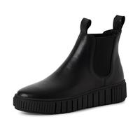 Tamaris Women's Chelsea Boots, Women's Ankle Boots, Interchangeable Footbed, Comfort Lining, Black leather, 7.5 UK