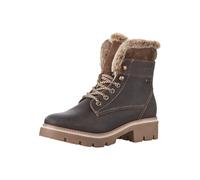 Tamaris Caramella Tex Brown leather Womens Winter Boots 26275-43-304 in a Plain Leather in Size 37