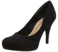 Tamaris Women's Classic Court Shoes 1-22457-20 Black, Navy, 7.5 UK