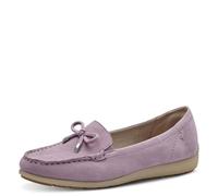 Tamaris Women's Comfort Damen Bequem Loafer, Lilac Suede, 8 UK