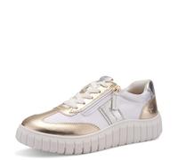 Tamaris Women's Comfort Damen Bequem Sneaker, Gold/Silver, 6.5 UK