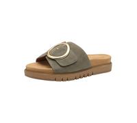 Tamaris Women's Comfort Damen Pantoletten aus Leder Elegant Sandal, Sage, 6.5 UK