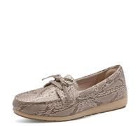 Tamaris Womens Comfort Damen Slipper 8-84601-46 Loafer, Beige Snake, 7.5 UK