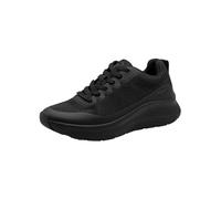 Tamaris Women's Comfort Damen Sneaker Low 8-83732-46, Plain Black, 7.5 UK