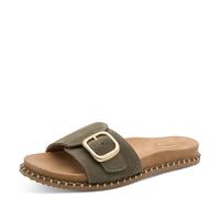 Tamaris Women's Comfort Mule Flat Multiadjustable Platform, Sage Suede, 5 UK