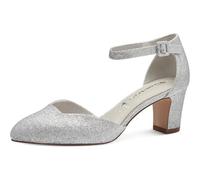 Tamaris Women's 1-24432-41 Pump, Silver Glam, 5 UK
