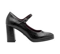 Tamaris Women's Court Shoes with Block Heel, Black (Black Croco), 39