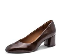 Tamaris Women's Court Shoes with Block Heel, Brown (Brown Patent), 41
