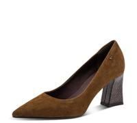 Tamaris Women's Court Shoes with Block Heel, Brown (Cognac Comb), 41