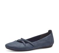 Tamaris Women's Damen 1-22110-42 Ballet Flat, Navy, 2 UK