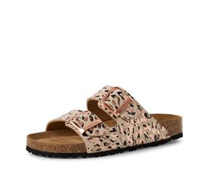 Tamaris Women's Damen 1-27503-42 Sandal, Beige Leopard, 4 UK